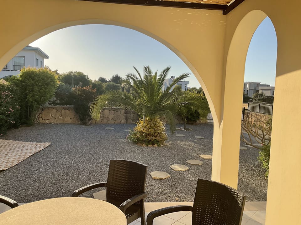 Front terrace garden view 