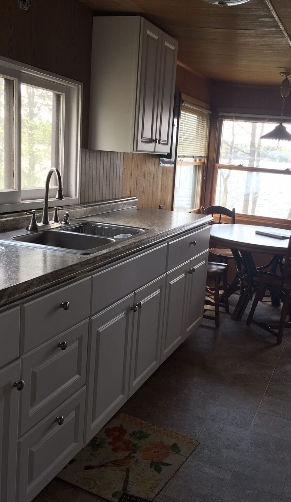 Kitchen and eating area