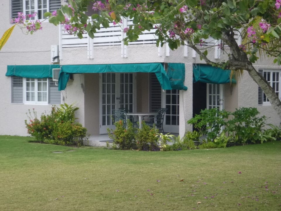 The patio for your morning coffee or afternoon cocktail at apartment A101