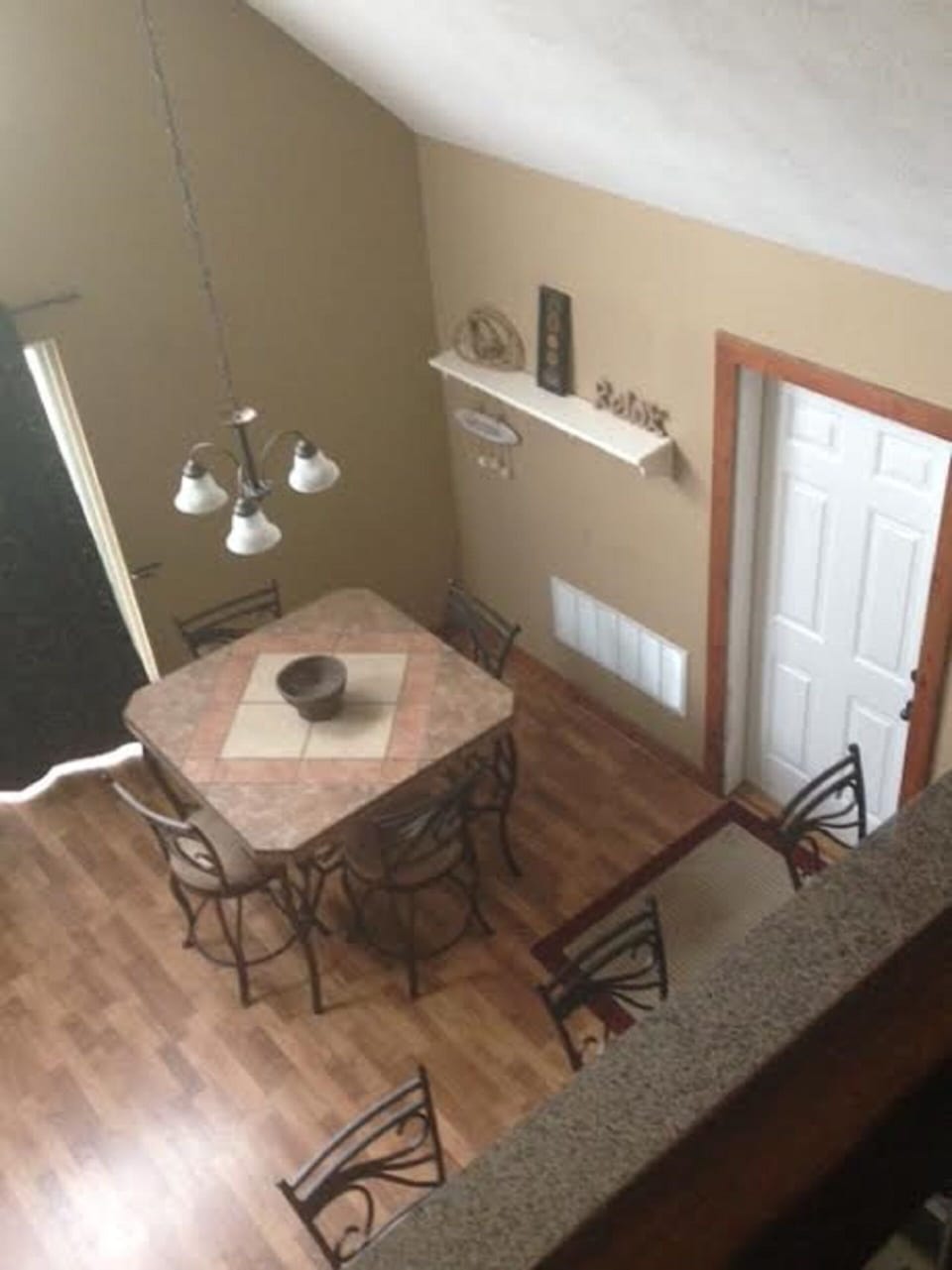  Dining area from the loft