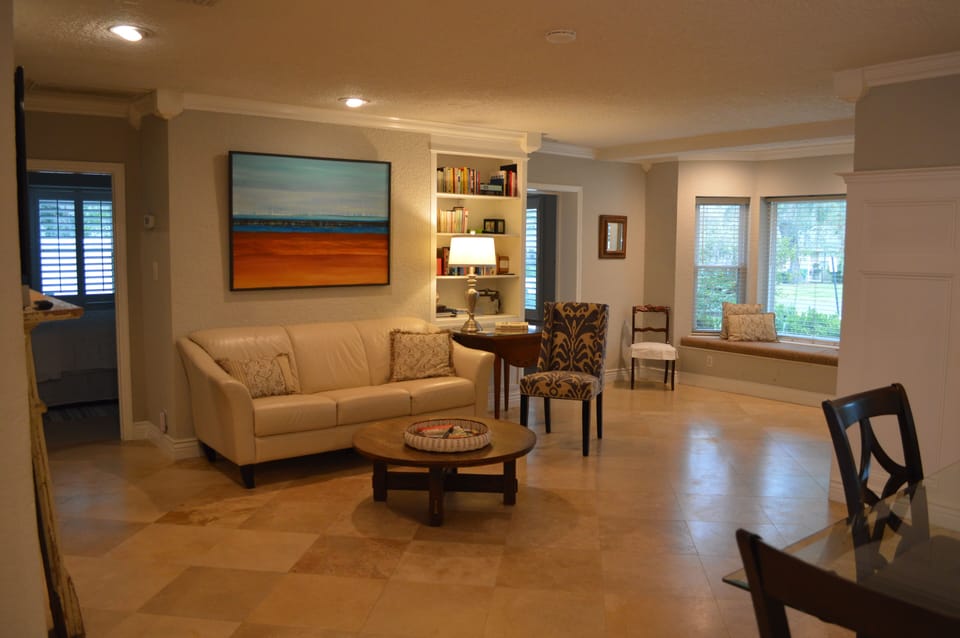 Open concept living area.