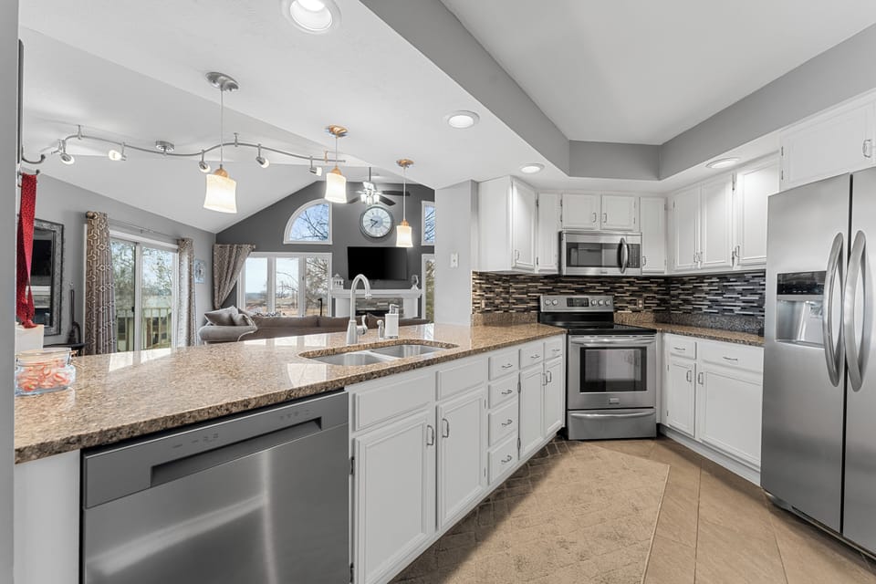 Kitchen with Granite Counters