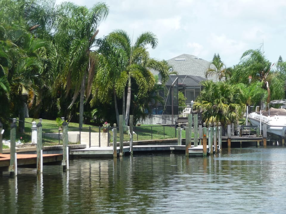 View across canal