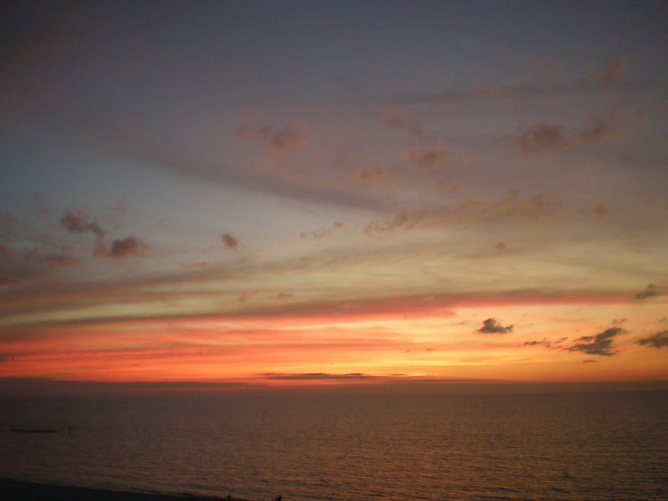 Sunset from the balcony