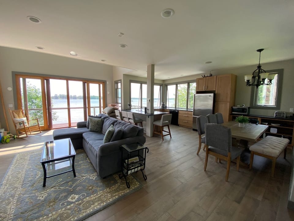 First floor open floor plan