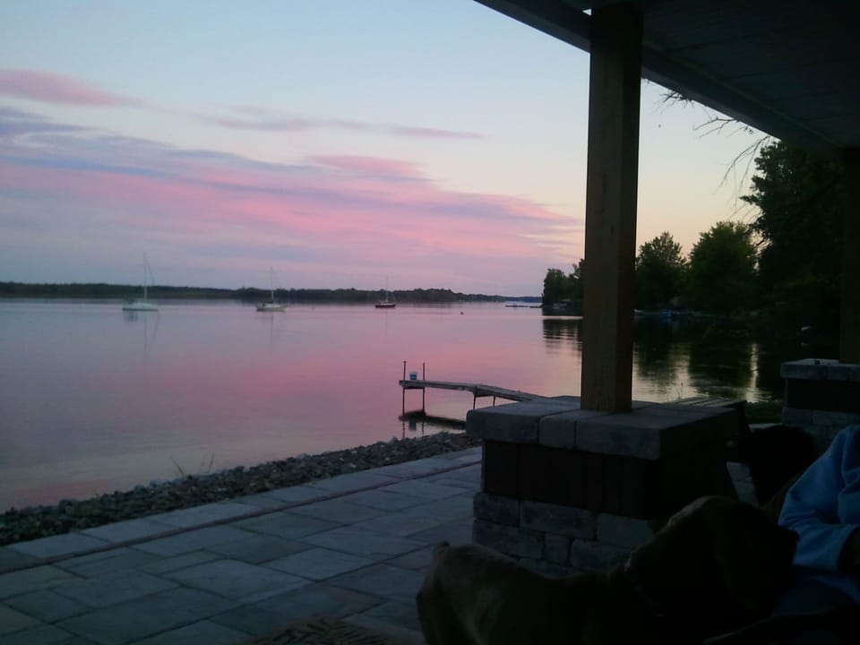 Evening on the patio