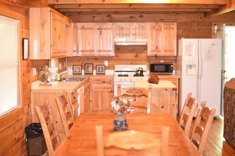 2br/2ba Pet Friendly Blue Ridge Cabin Rental with Hot Tub and Wifi