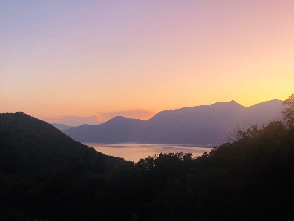 Stunning sunsets from the villa