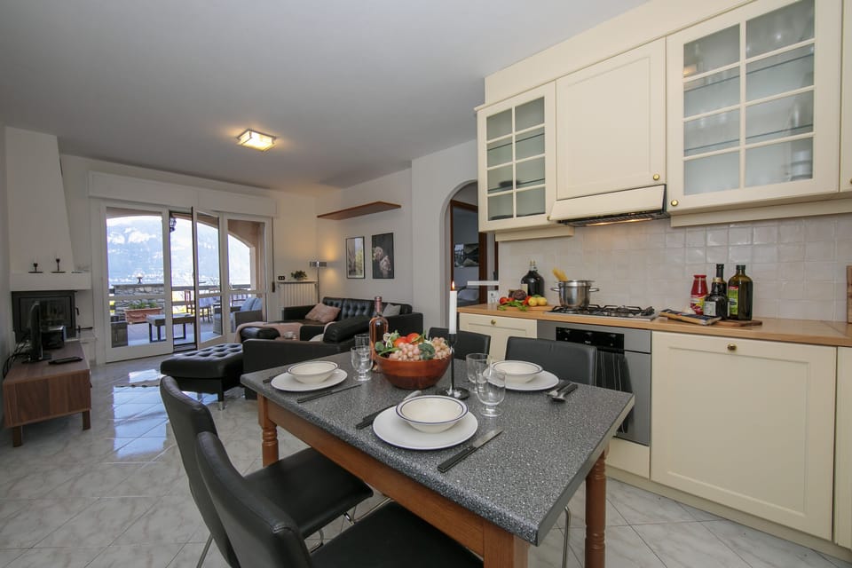 Kitchen and dining area