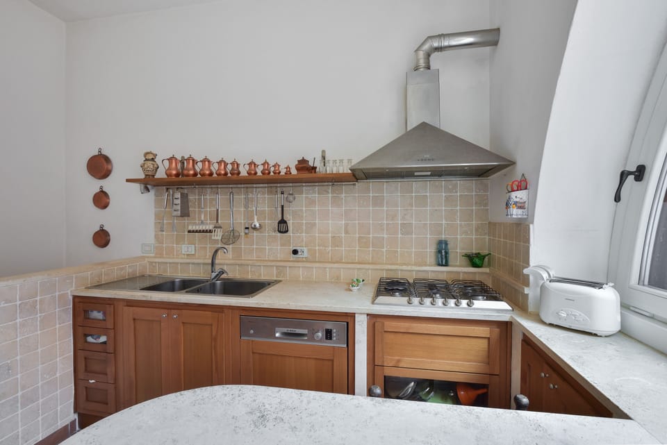 The kitchen 