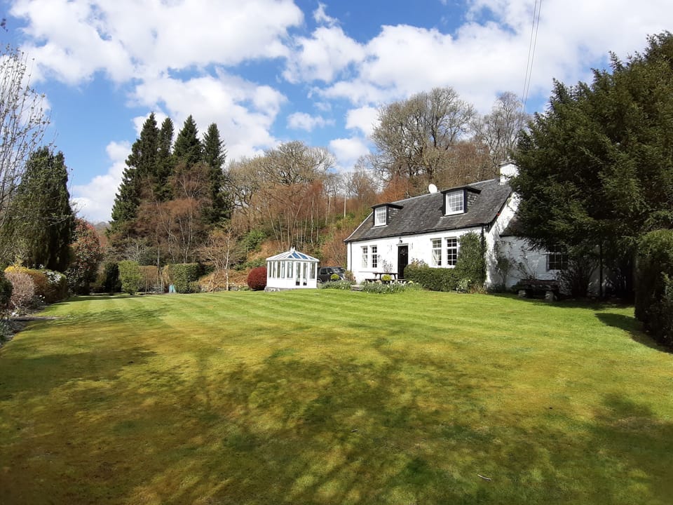 large garden grounds