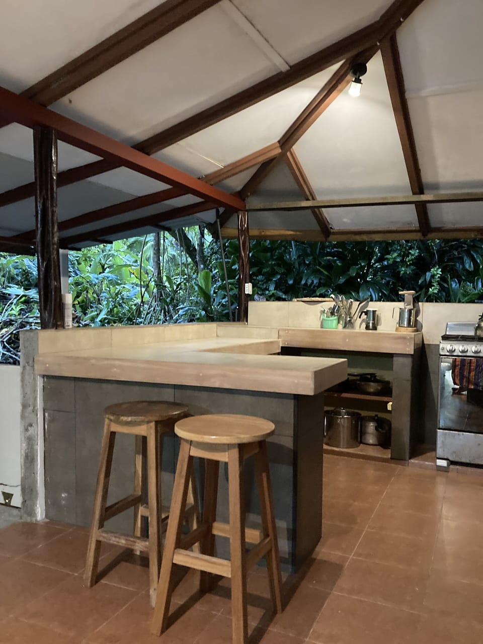 Bar and kitchen 