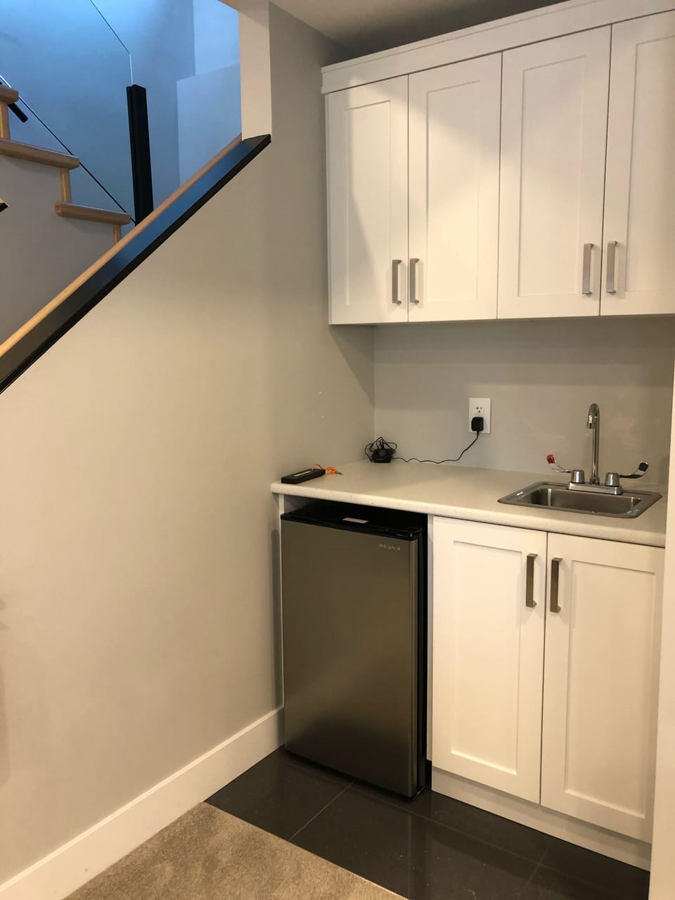 Mini bar on bottom floor