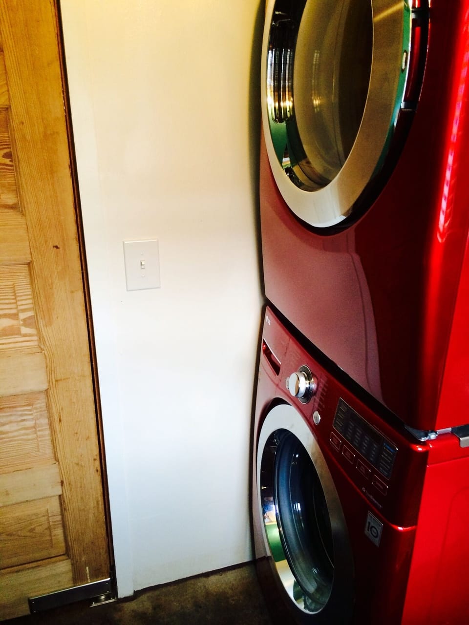 New large-capacity front load washer/dryer for your convenience