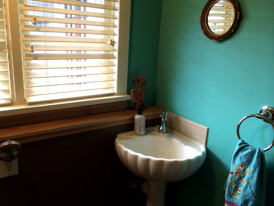 Half bath just off media room