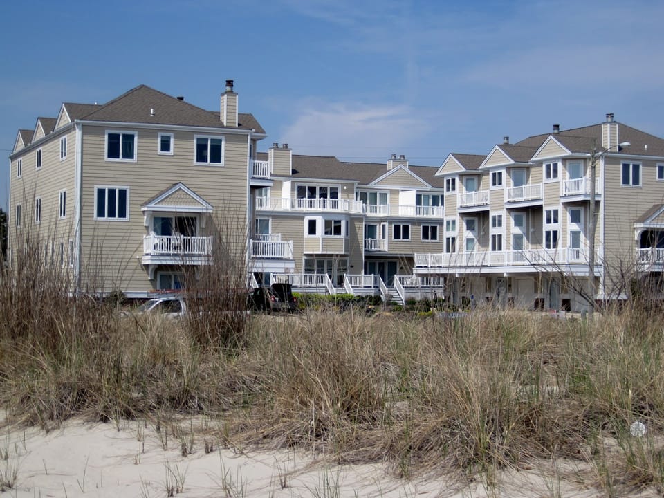 Beachfront condo. Right infront of beach access. 