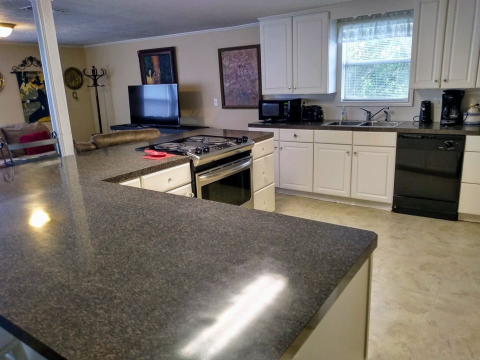 Great big open kitchen