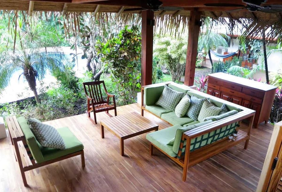 Rancho living adjacent to pool