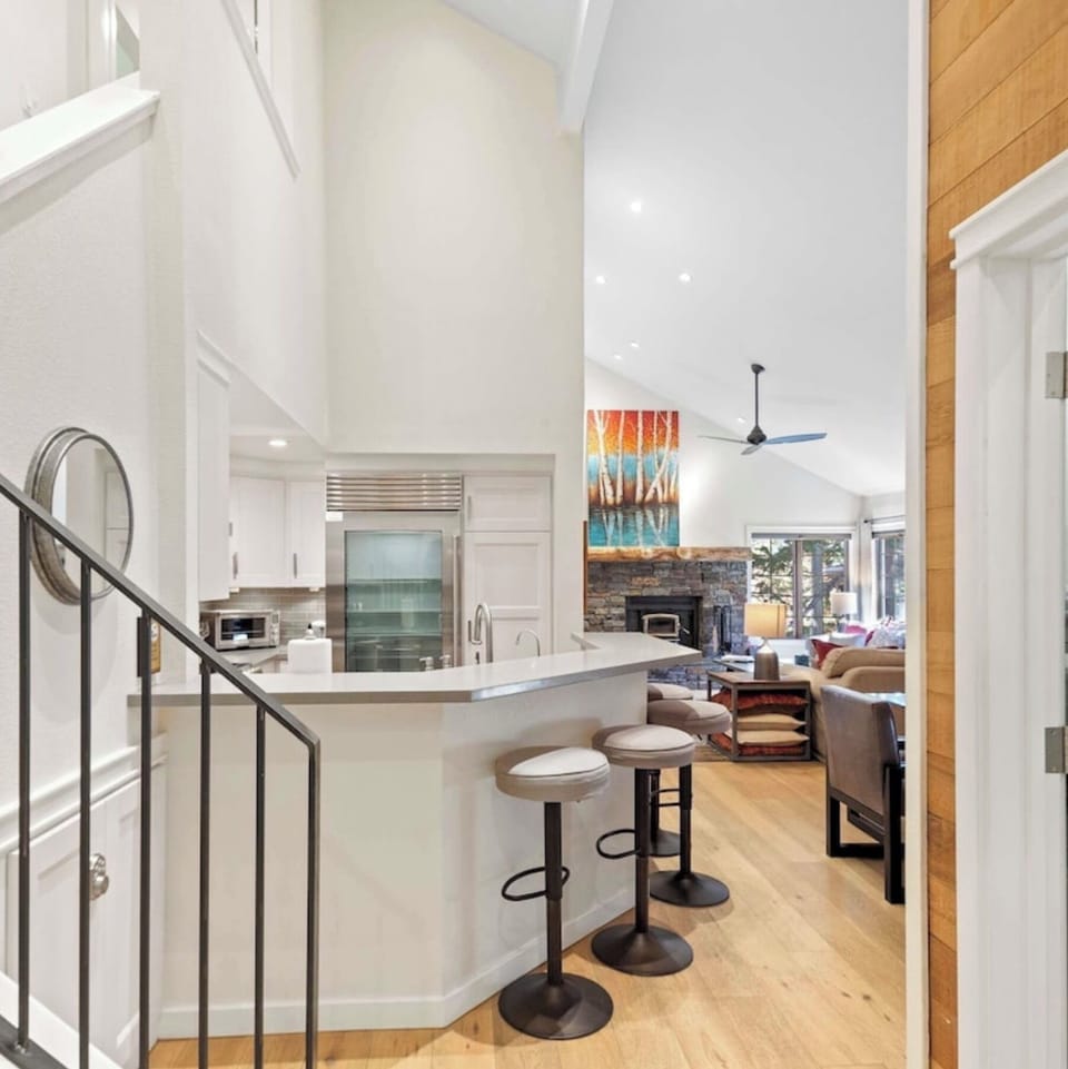High ceilings, great natural light and an open floor plan set our condo apart.