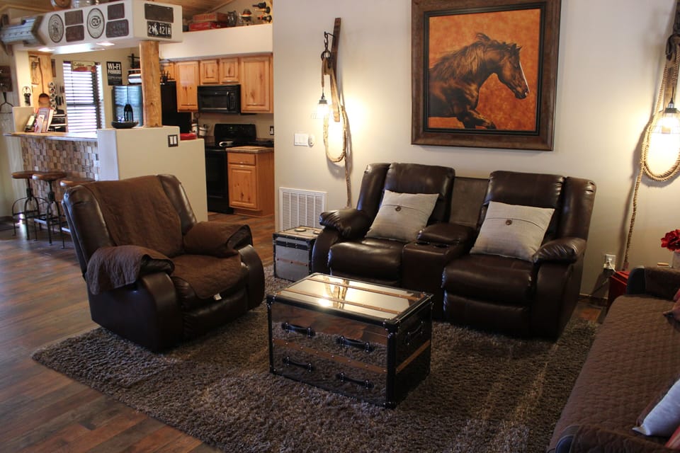Reclining theater seats and recliner