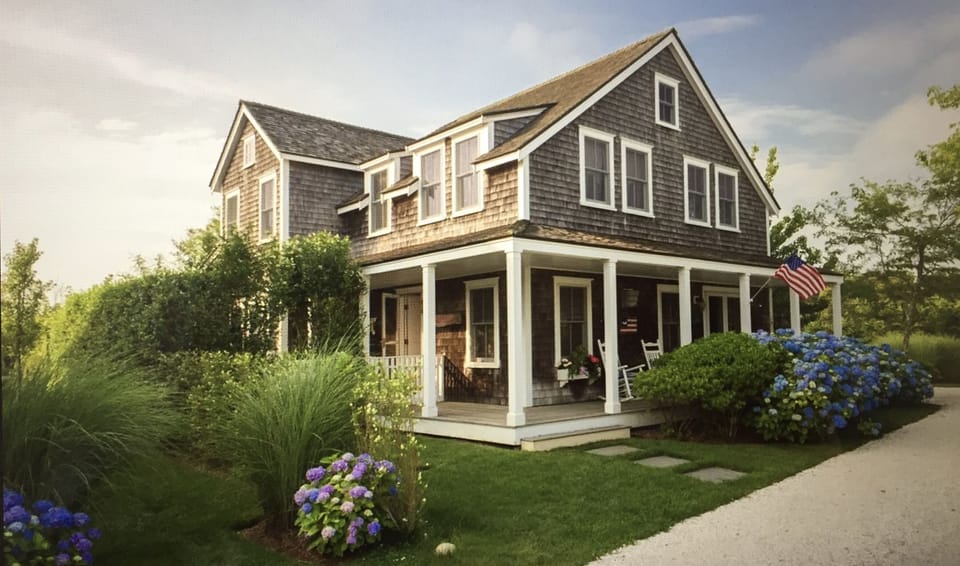 Classic Nantucket home on a quiet shelled lane