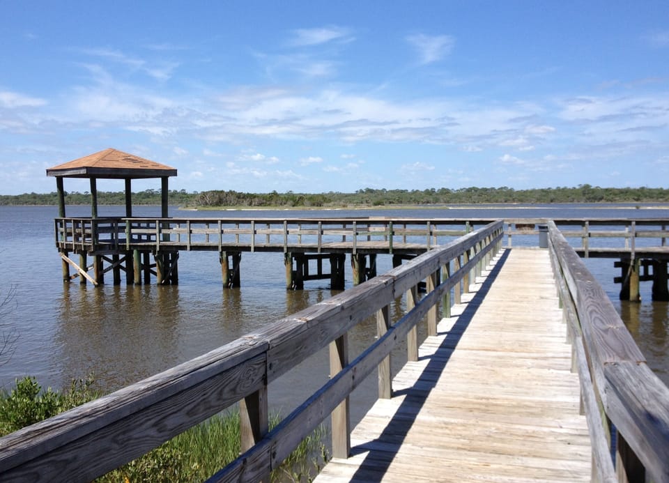 Park fishing pier