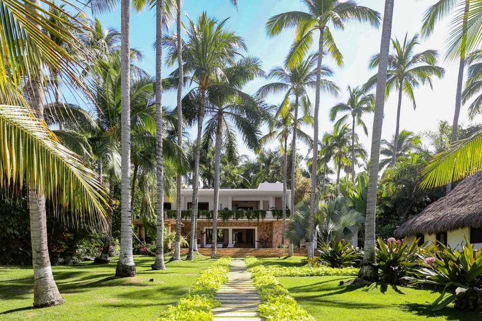 View of house from private beach.