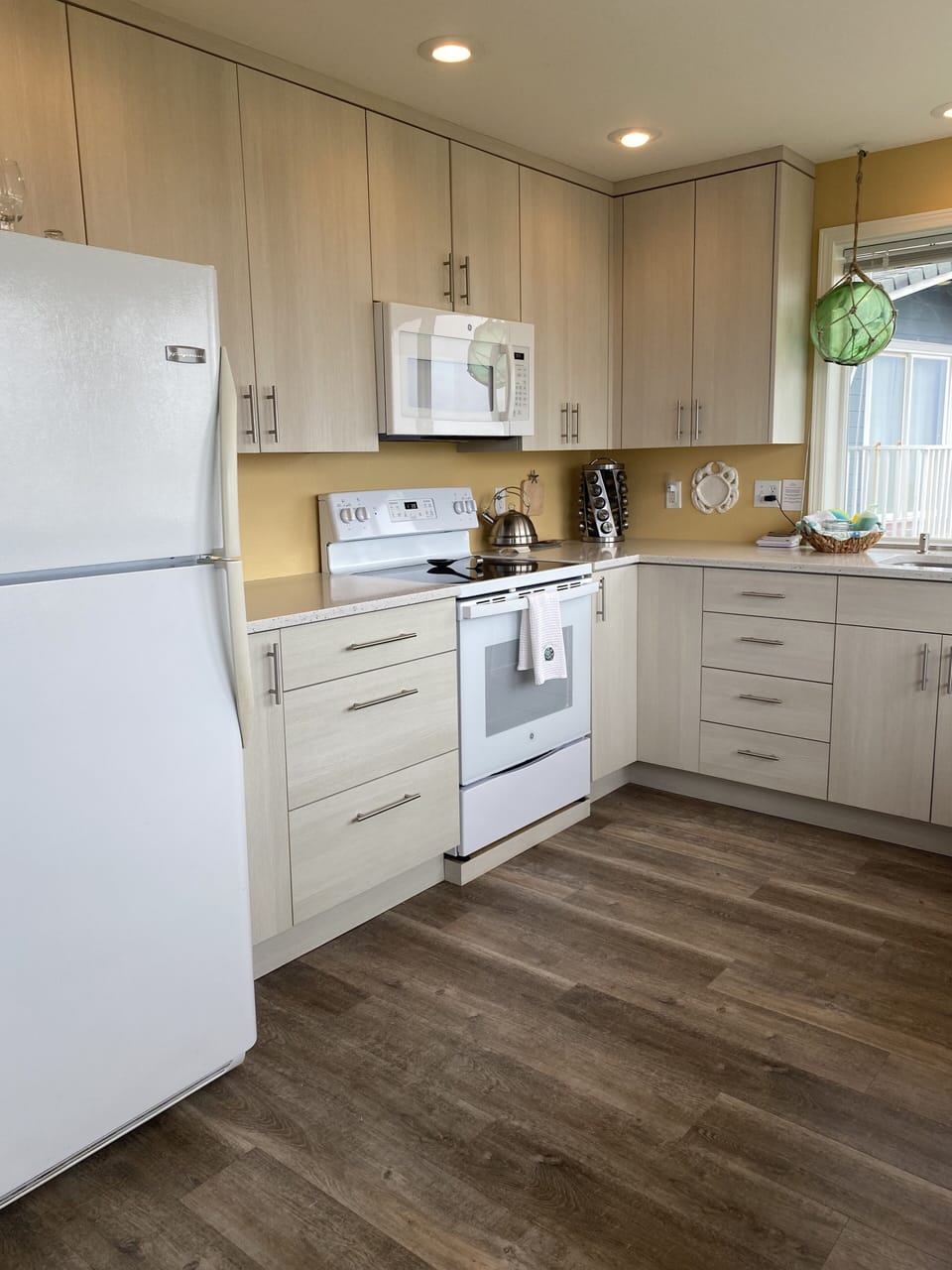 Our recently remodeled kitchen and appliances.