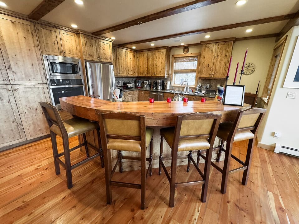 View of kitchen from great room 