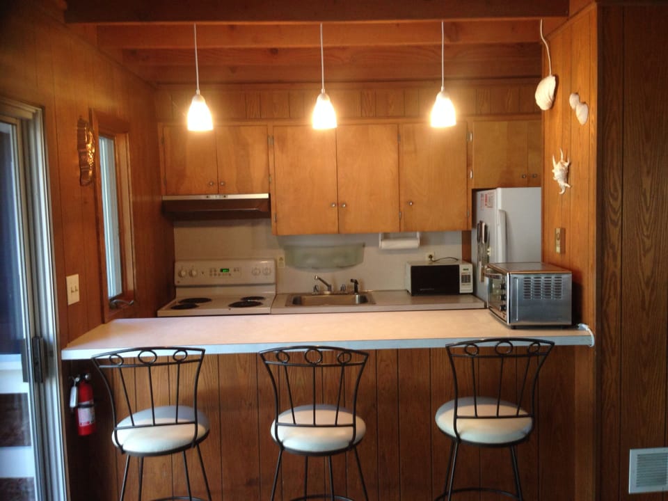 Kitchen and breakfast bar