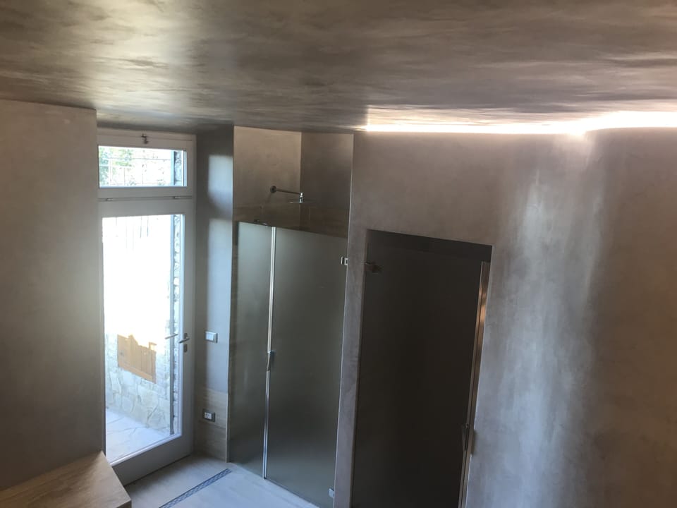Spa, interior with shower and toilet