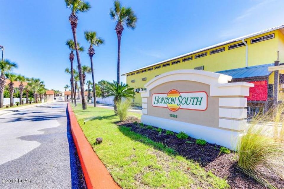 Entrance from Front Beach Rd. 