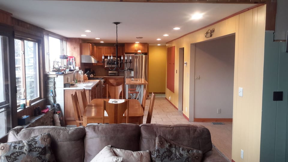 Dining Room and Kitchen from Living Room
