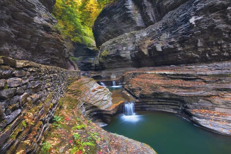 Watkins Glen, one of many falls in the Gorge