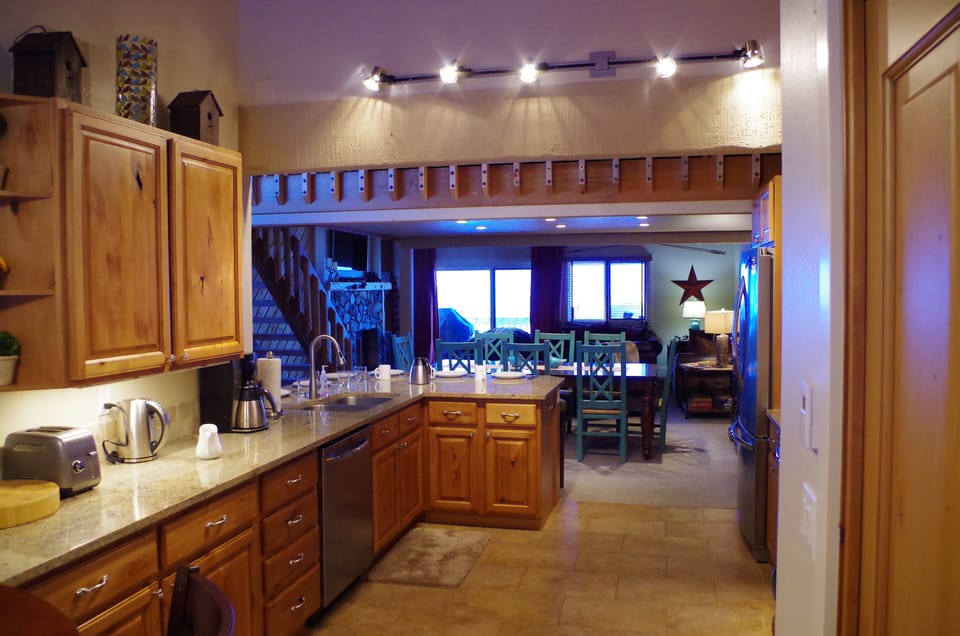 looking back in the Kitchen
