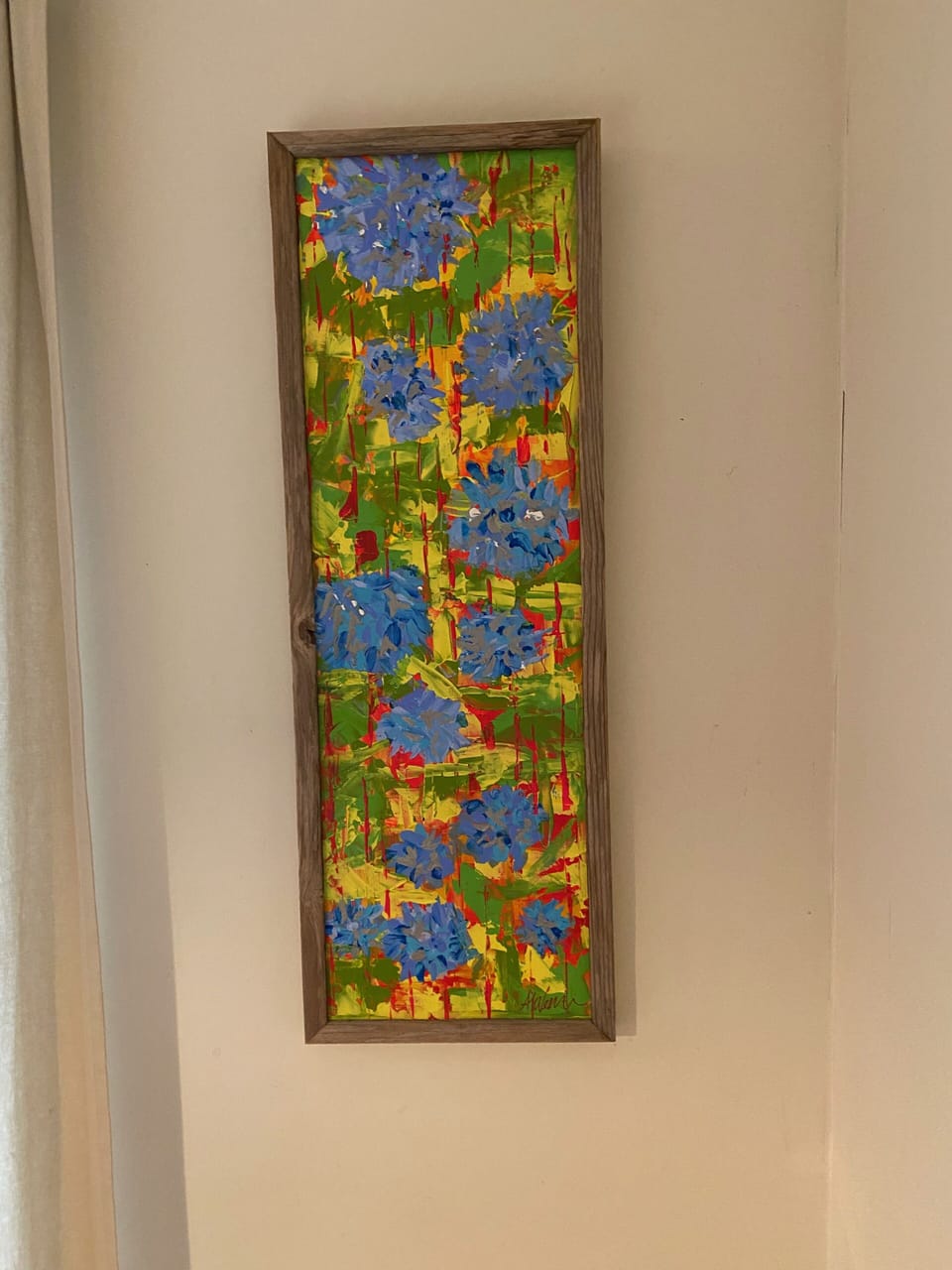 Local Artist in the Dining Area

