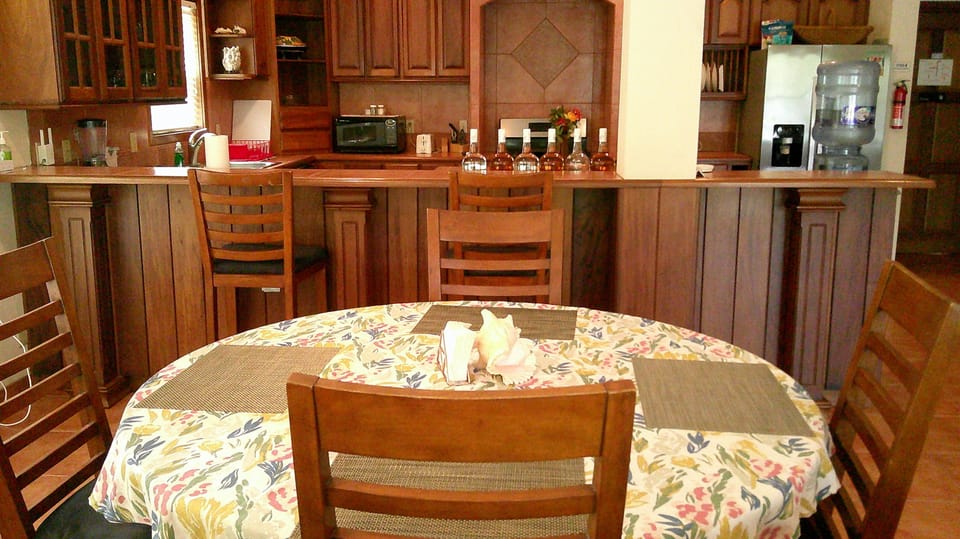 Dining area ready to serve you, your catch of the day!