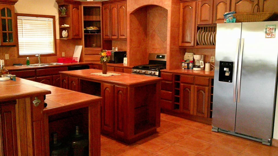 Gourmet kitchen ready for the catch of the day.