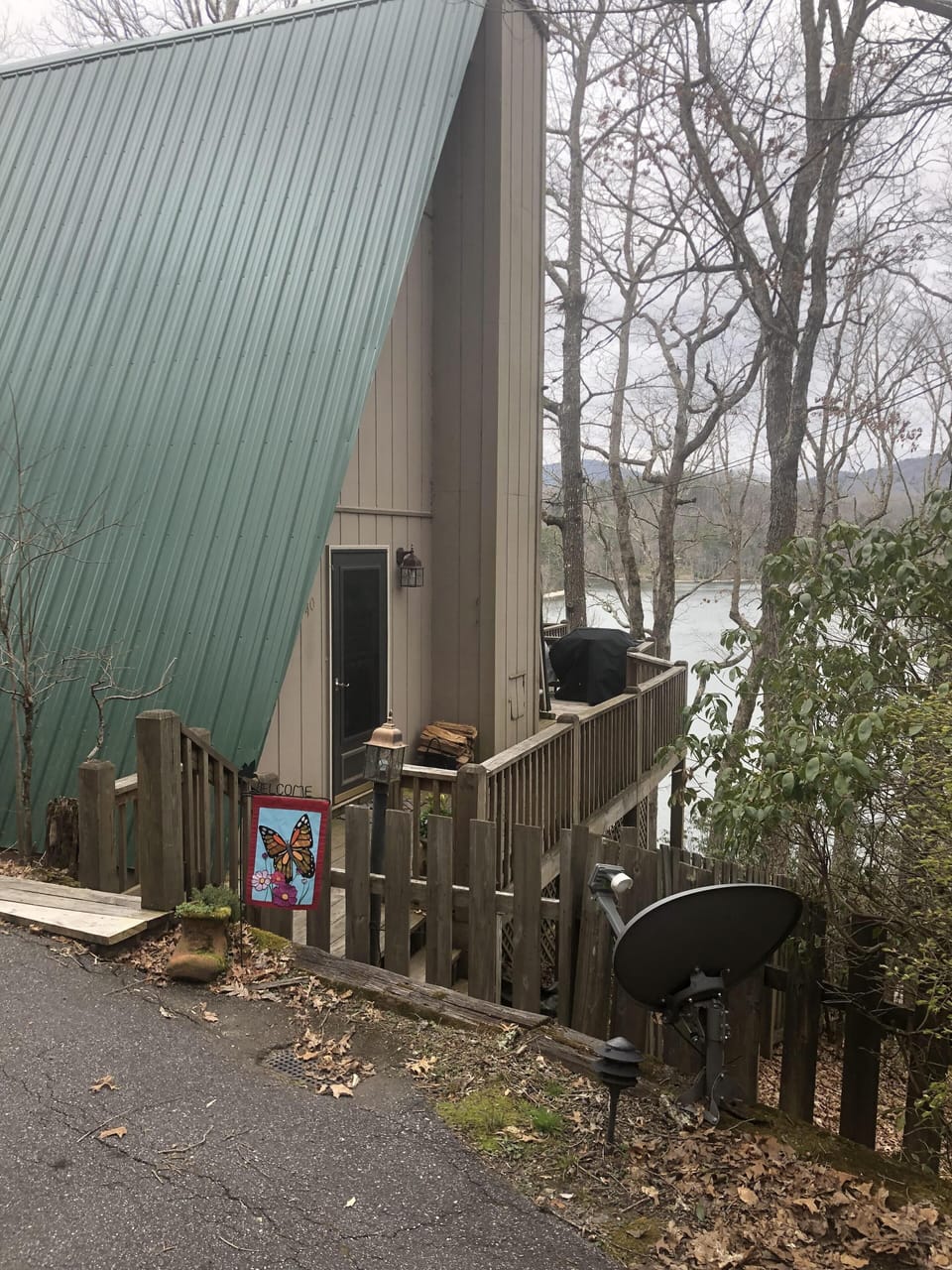 Entrance to cabin