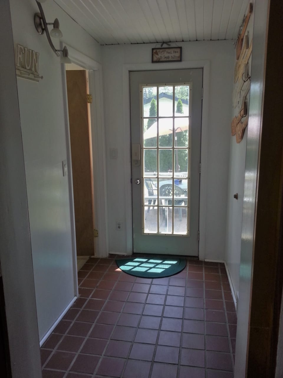 Hallway to the backyard.