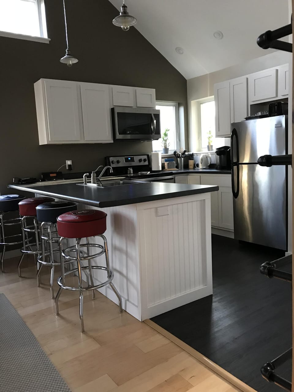 Kitchen - all new stainless steel appliances. 