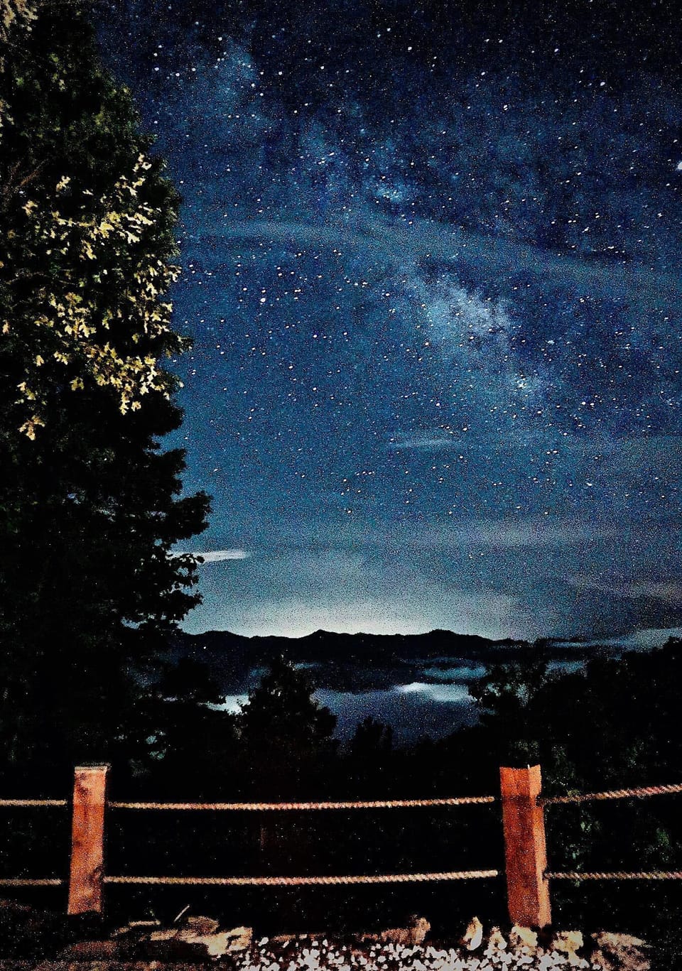 Starry Sky (Viewed from the Fire Pit and Hot Tub Deck)