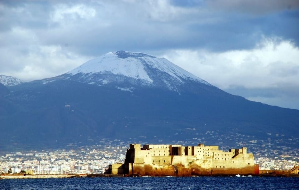 The Vesuvius volcano in Winter