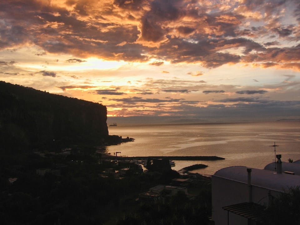Sunset from terrace