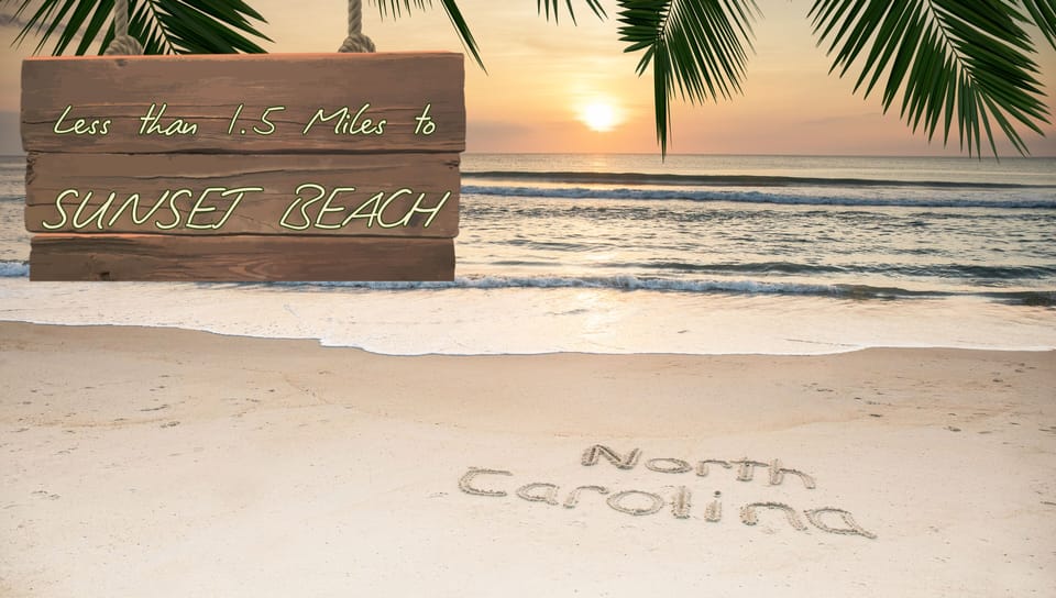 < 1.5 miles to the beach