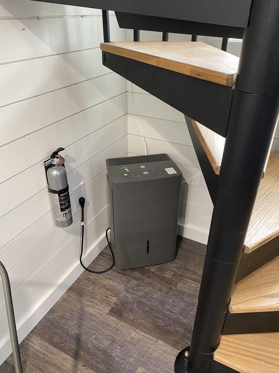 Fire Extinguisher (for safety) and Dehumidifier with Built In Auto Drain Pump