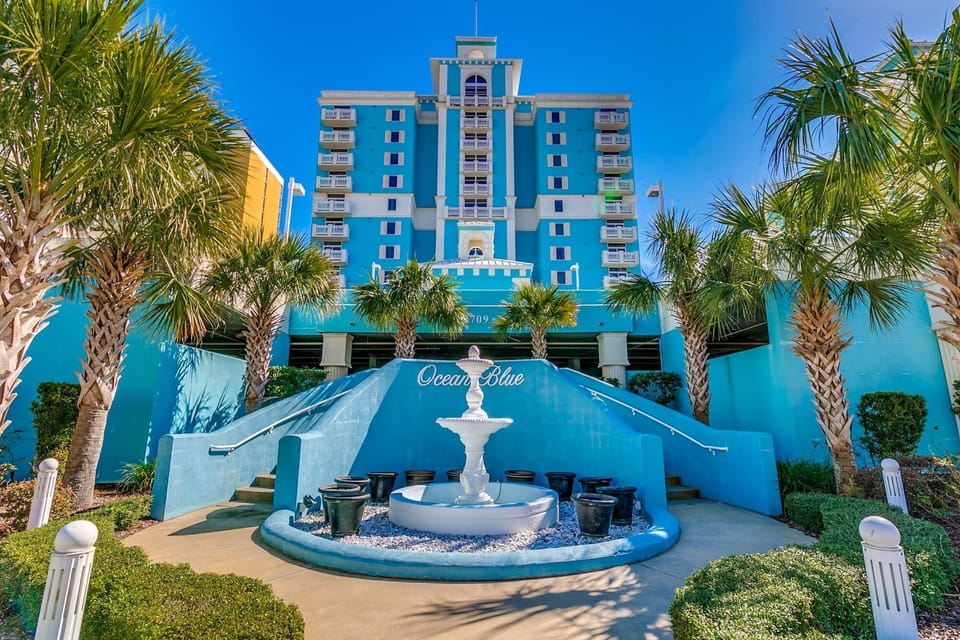 Well-maintained oceanfront building just steps from the sand.