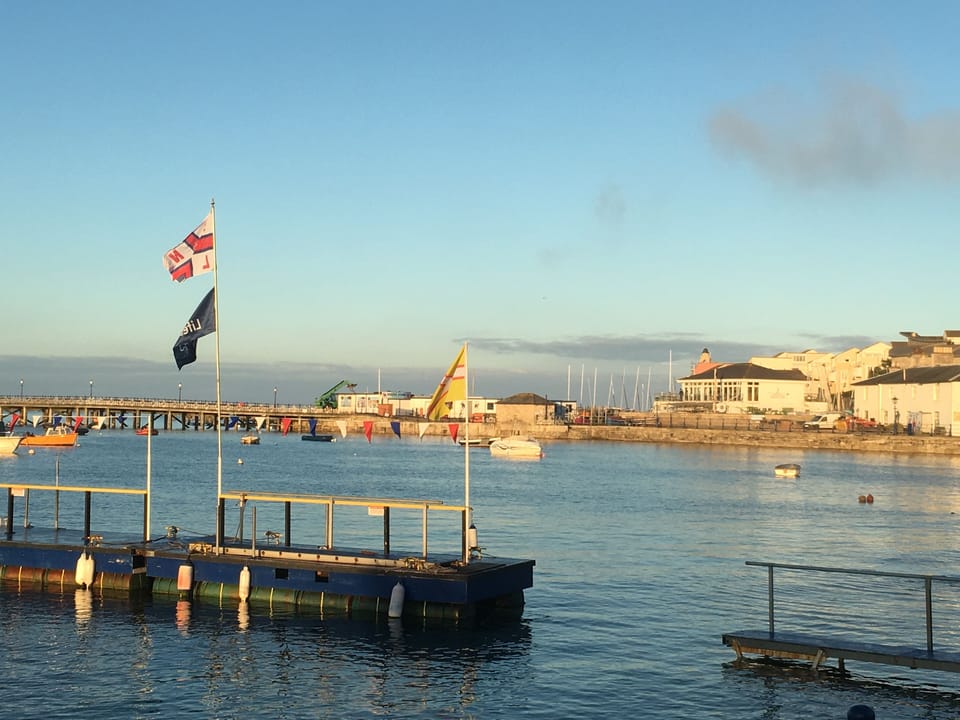 Across the bay