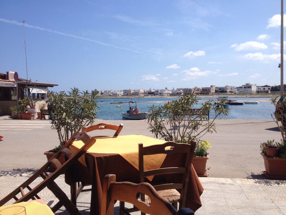 Sit for lunch at San Sabina and enjoy the sea view