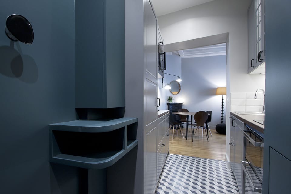From entrance onto Kitchen Fully Equipped - Dish washer - WasherDryer - Freezer